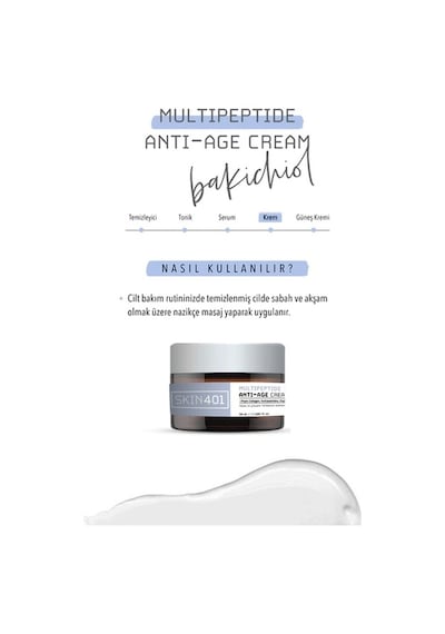 Skin401 Multipeptit Bakuchiol Cream 50 ML