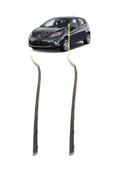 Ön Cam Kenar Lastigi Ford Fiesta 2009-2017 Sag Sol Takim 482123638