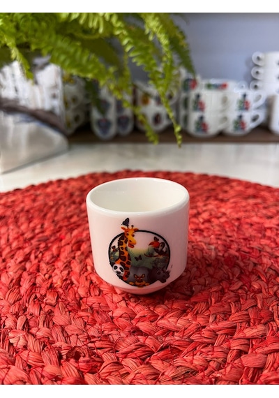 5 Parça Safari Hayvanlar Model Çocuk Bebek Yemek Takımı Beslenme Çok Renkli