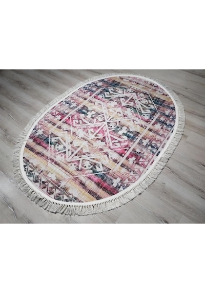Yamalıhome Angel 1342-02 Renkli Kilim Desen 120X180 Cm Saçaklı Ov