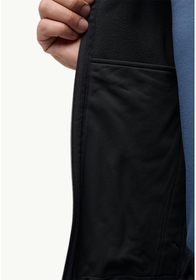 Jack Wolfskin Whirlwind Erkek Outdoor Ceket-a62521 Siyah