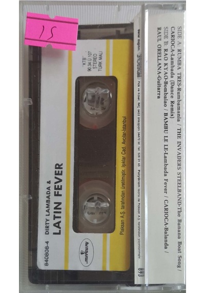 Plak Değildir Kaset Tir Dirty Lambada Latin Fever Kaset