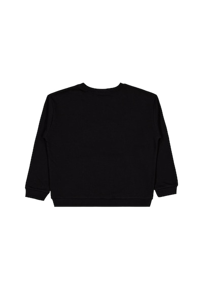 Civil Boys Ayı Nakışlı 10-13 Yaş Sweatshirt - Siyah