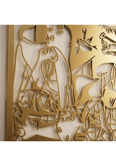 Picasso Kübist Guernica Metal Tablosu Sanat Koleksiyonu