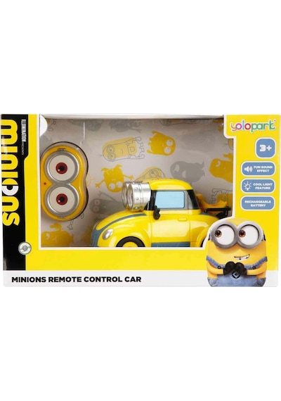 Orjinal Lisanslı Minyonlar Uzaktan Kumandalı Araba Sesli Ve Işıklı Minions Uzaktan Kumandalı Araç