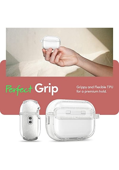 Spigen Ciel By Cyrıll Airpods Pro 2.nesil İle Uyumlu Kılıf Shine Clear Glitter - Acs05332 Diğer