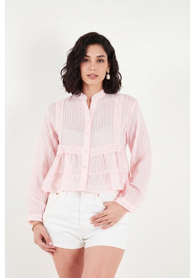 Lela Bayan Gömlek 6982214 Pembe