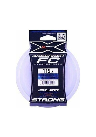 Ygk X021 Absorber Slim&strong 30m Fluorocarbon Misina 0.33 Mm