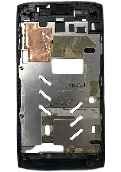 Turkcell T40 Ekran Çıtası Orta Kasa Siyah