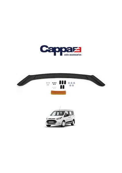 Cappafe Ford Connect Ön Kaput Koruyucu Rüzgarlık 4Mm Abs 14-18