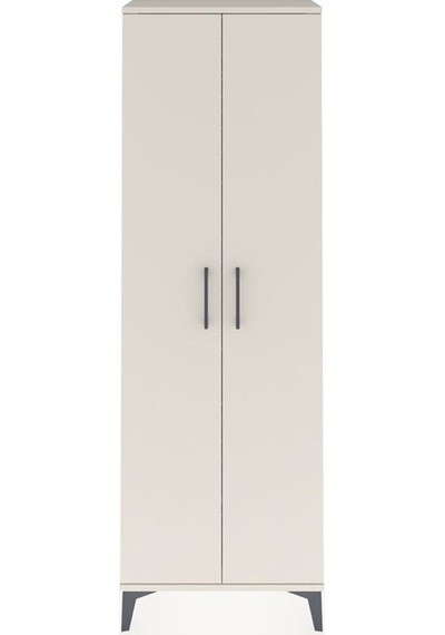 Arges Dolap Tek Raflı 2 Kapaklı Tek Askılı 60x30x182 Aytaşı-a... Aytaşı