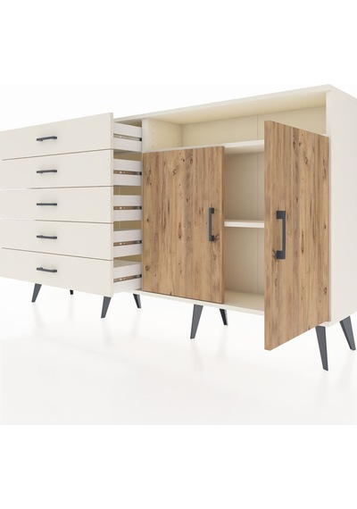 Arges Konsol 2 Raflı 5 Çekmeceli 2 Kapaklı 176x30x99 Aytaşı-çam/a Aytaşı-çam/aytaşı Arges Konsol 2 Raflı 5 Çekmeceli 2 Kapaklı 176x30x99 Aytaşı-çam/a Aytaşı-çam/aytaşı