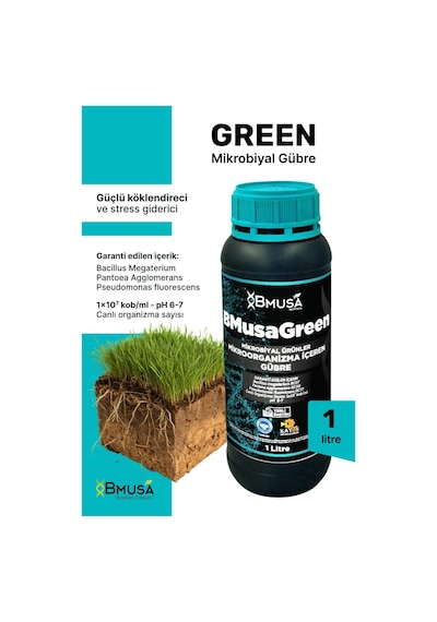 Bmusa Green 1 Lt Mikrobiyal Gübre 1 L