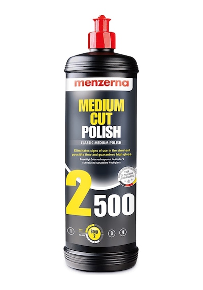 Menzerna 2500 Medium Cut Polish-ince Çizik Alıcı ve Hare Gid. 1lt