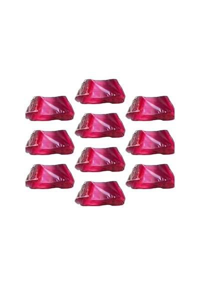 Plastik Şeffaf Pembe Sup Kaşık - Tatlı Dondurma Kaşığı - 12.5 Cm. - 50 Adetlik 10 Paket Pembe