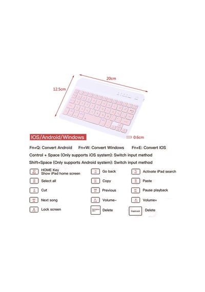 Bluetooth + Usb Wireless Klavye Mouse Seti Sessiz Şarjlı Bt+usb Mouse & Keyboard Set