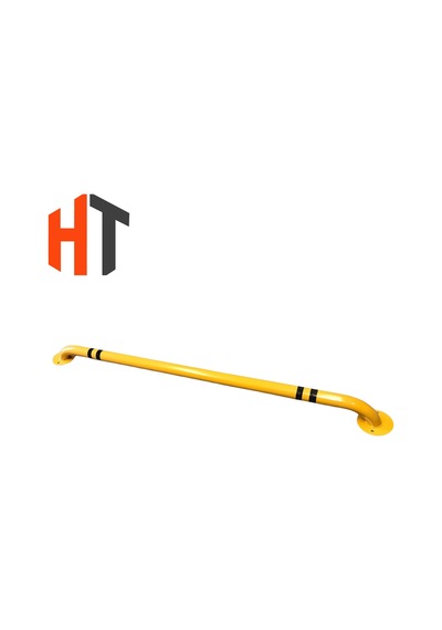 Otopark Araç Stoperi 190 Cm X 60 Mm Metal , Şerit Ayırıcı Bariyer ,otopark Demiri Sarı
