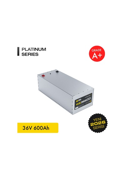 Werer Energy 36V 600Ah LiFePO4 Platinum Series Bluetooth'lu Lityum Demir Fosfat Akü