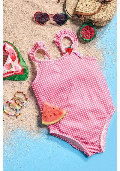 Defacto Pötikareli Askılı Mayo Kız Bebek G8682a526hsrd116