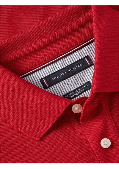 Tommy Hilfiger 1985 Regular Polo Erkek Kırmızı T-shirt - Mw0mw17770