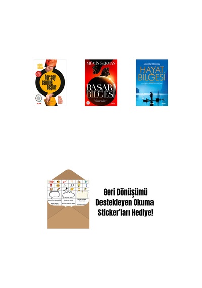 Her Şey Seninle Başlar + Başarı Bilgesi + Hayat Bilgesi 2 + Okuma Sticker'ları