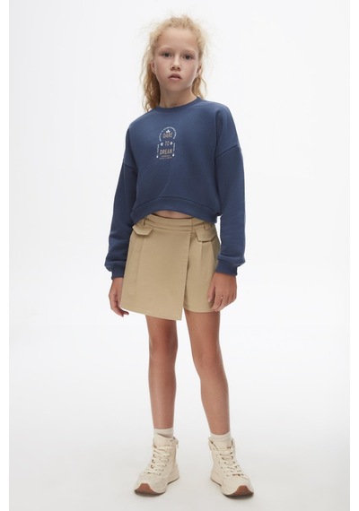 Kız Sweatshirt 24knk37301 Lacivert