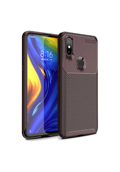 Xiaomi Mi Mix 3 Kilif Karbon Silikon Case 389460811