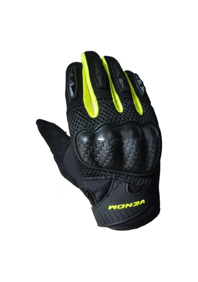 Motosiklet Eldiveni Yazlık Venom Vn-920 Xxl Beden Sarı-siyah