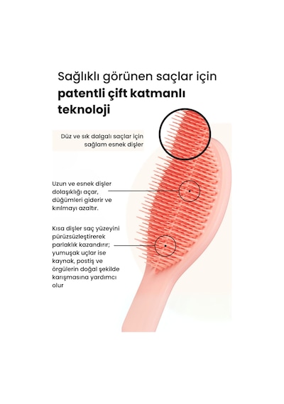 Tangle Teezer The Ultimate Styler Peach Glow Saç Fırçası
