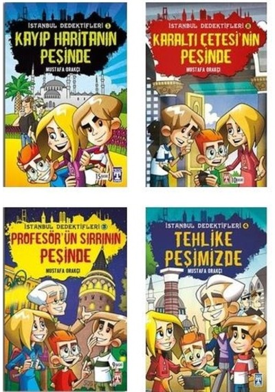 İstanbul Dedektifleri 4 Kitap Seti Mustafa Orakçi