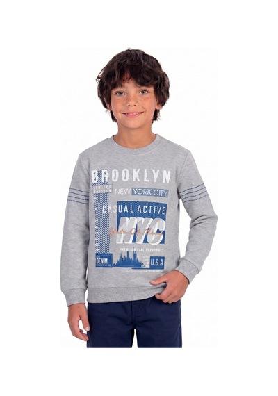 Onloox Erkek Açık Gri Melanj Erkek Çocuk Açık Gri Melanj Pamuklu Bisiklet Yaka Regular Fit Yazı Baskılı Sweatshirt 8-9 Yaş Onloox Erkek Açık Gri Melanj Erkek Çocuk Açık Gri Melanj Pamuklu Bisiklet Yaka Regular Fit Yazı Baskılı Sweatshirt 8-9 Yaş