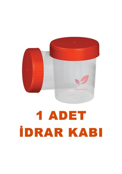 Plastik İdrar Numune Kabı Aseptik Poşetli Steril Beheri 100 ML