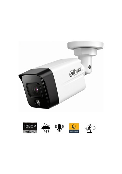 Ipc-hdw1230tc1-sa 2.8mm 30m Ir Bullet Güvenlik Ip Kamera Sesli