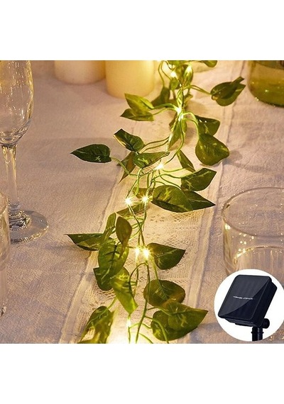 Güneş Enerjili Sarmaşık Led Dekor 5 Metre S-24 Çok Renkli