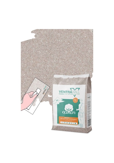 Ventrawall Kahverengi Duvar Kağıdı - İpek Sıva - Br03 - 5 Kg