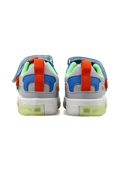 Cool Legos Işıklı Ortopedik Taban Unisex Çocuk Spor Ayakkabı Gri