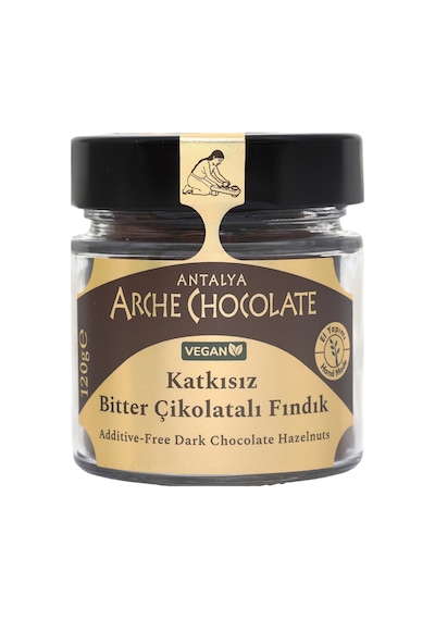 Antalya Arche Chocolate Bitter Çikolatalı Fındık 120 G - 7 Adet Tarı