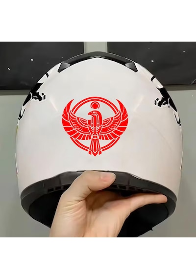 Tanrı Horus Sticker -eski Mısır Mitoloji Sticker - Araba Oto Motosiklet Cam Araç Pc Laptop Sticker - 00350 20x18 Cm