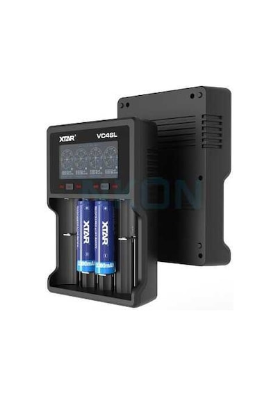 Xtar Vc4sl Lcd Ekranlı Pil Şarj Aleti 4'lü 18650 21700 Li-ion Ni-mh Akıllı Hızlı Şarj