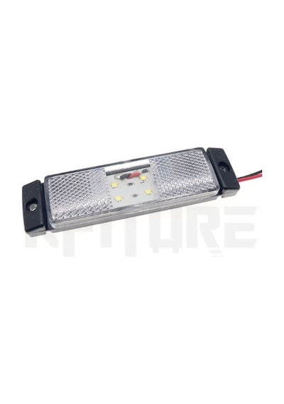 Ahmet Otomotiv 4 Ledli Dekoratif Lamba Side Marker Yan-ön-arka Tır-kamyon-karavan-pickup-karavan Beyaz Renk