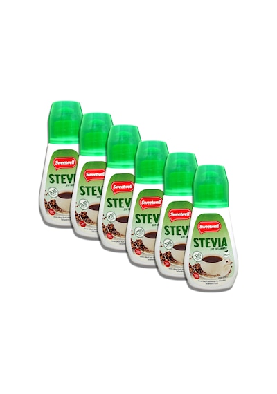 Sweetwell Stevia Sıvı Tatlandırıcı Sıfır Kalori 6 x 200 ML