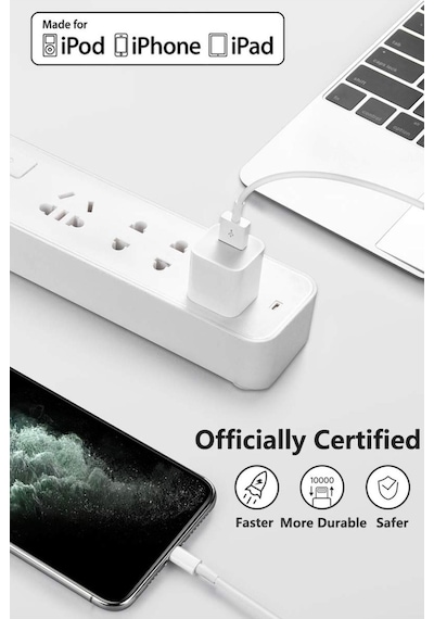 Apple Uyumlu iPhone 6 7 8 X 11 12 13 14 Tüm Serilerle  Hızlı Şarj Aleti 22.5w Turbo Sarj
