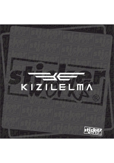 Kızılelma Hologram Sticker Beyaz