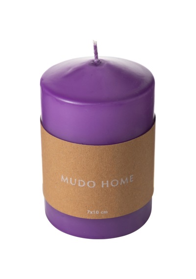 Mudo Home Sütun Mum Mor 7x10 Diğer
