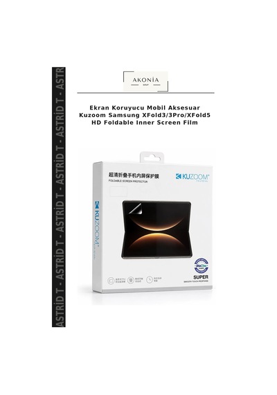 Ekran Koruyucu Mobil Aksesuar Kuzoom Samsung  Uyumlu Xfold3/3pro/xfold5 Hd Foldable Inner Screen Film