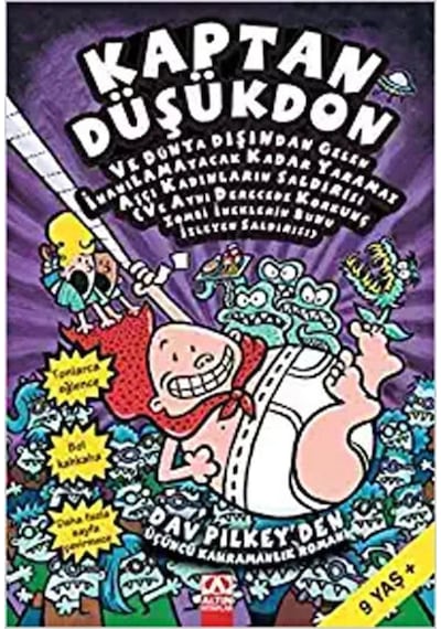 Kaptan Düşükdon-Dünya Dışından Gele - Dav Pilkey - Altın Kitaplar