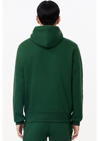 Lacoste Men's Classic Fit Kapüşonlu Yaka Sweatshirt Yeşil