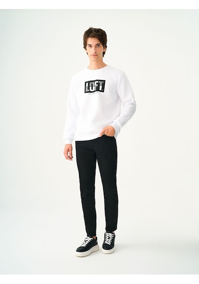 LOFT Regular Fit Erkek Sweatshirt Lf2038245 Q1.v1 Beyaz