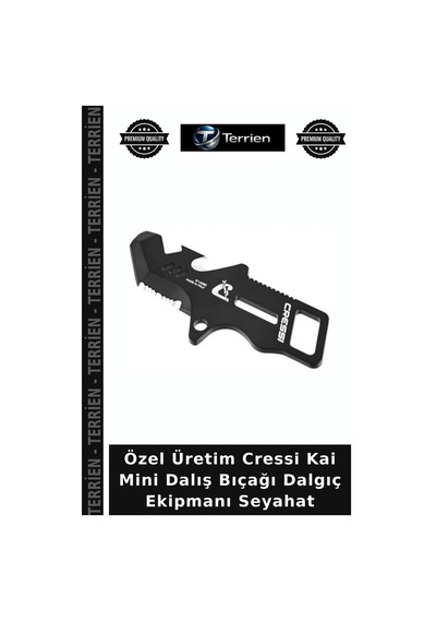 Özel Üretim Cressi Kai Mini Dalış Bıçağı Dalgıç Ekipmanı Seyahat Standart