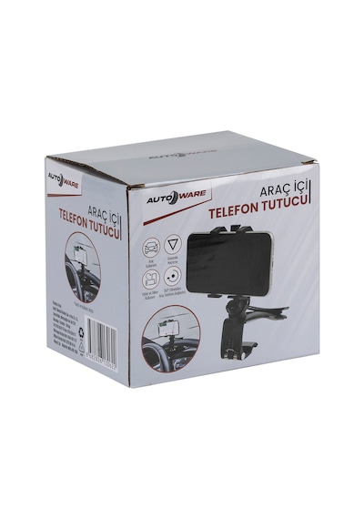 Autoware Araç İçi Telefon Tutucu - 12,5 Cm 10 Cm 11,3 Cm 1 Adet